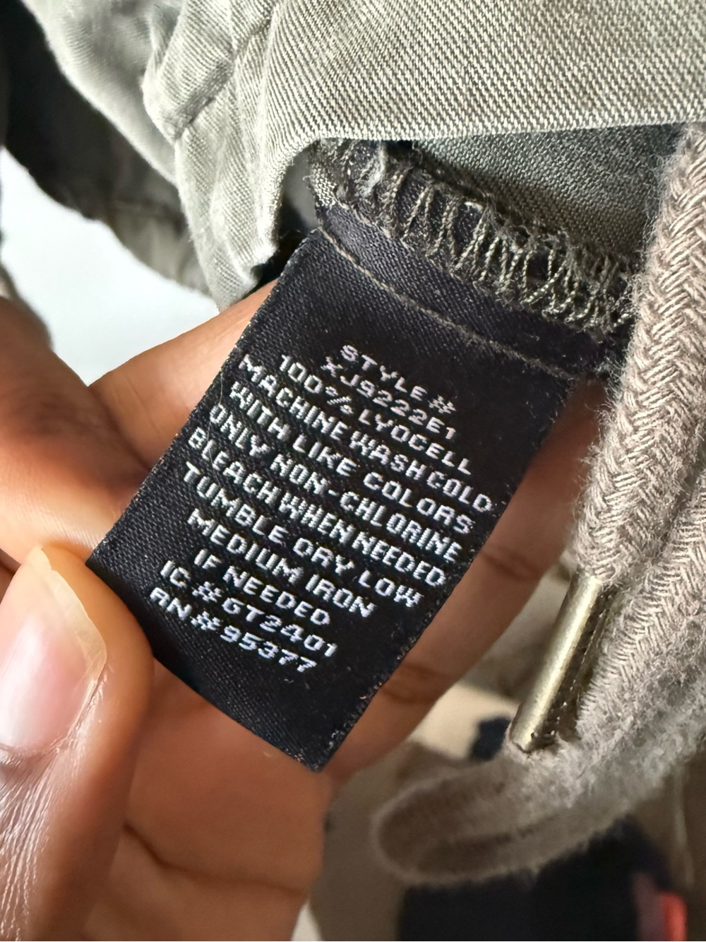 Sanctuary Olive Green Drawstring Utility Jacket - Picture 6 of 6